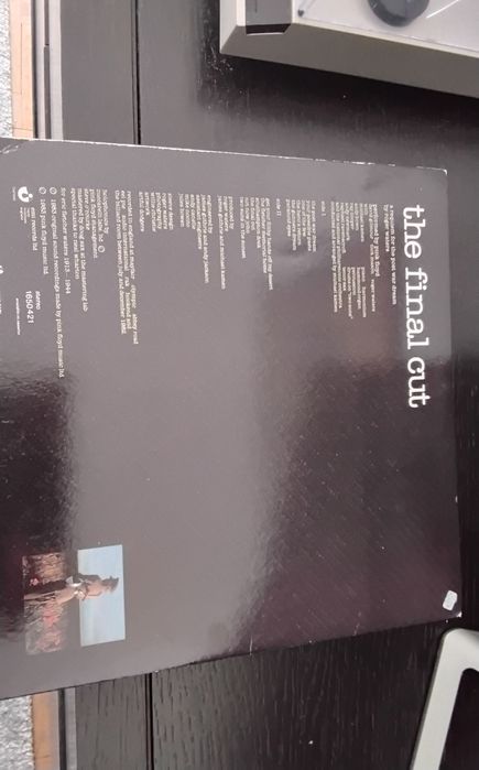 Pink Floyd -The Final Cut 1983 Valentim de Carvalho  LP