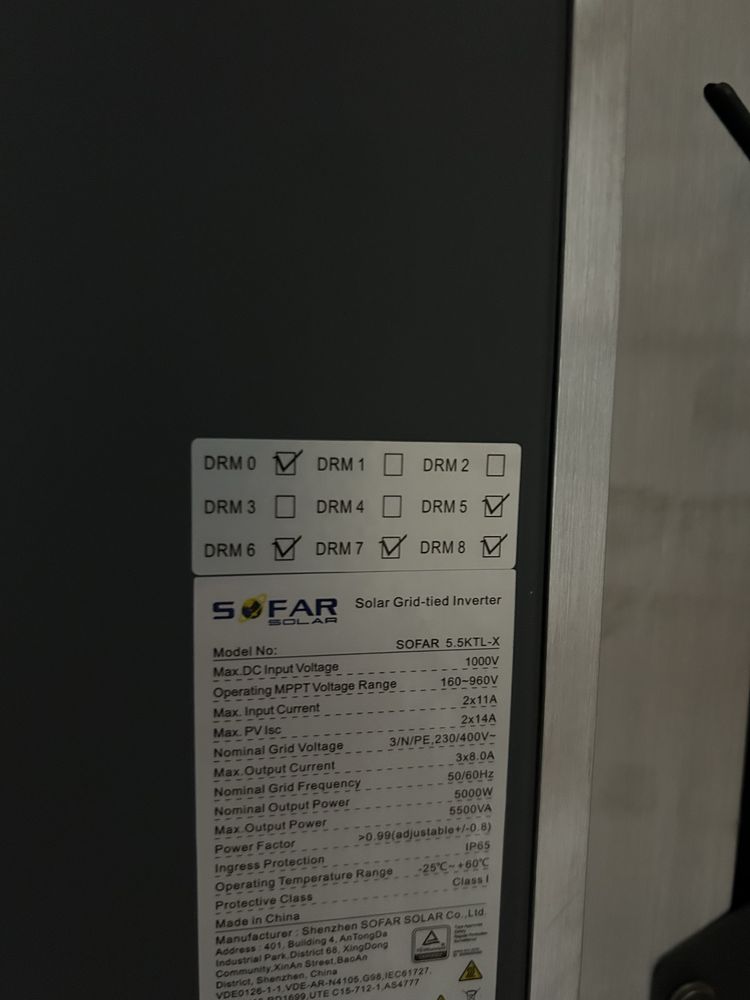 Sofar 5.5 ktl-x falownik