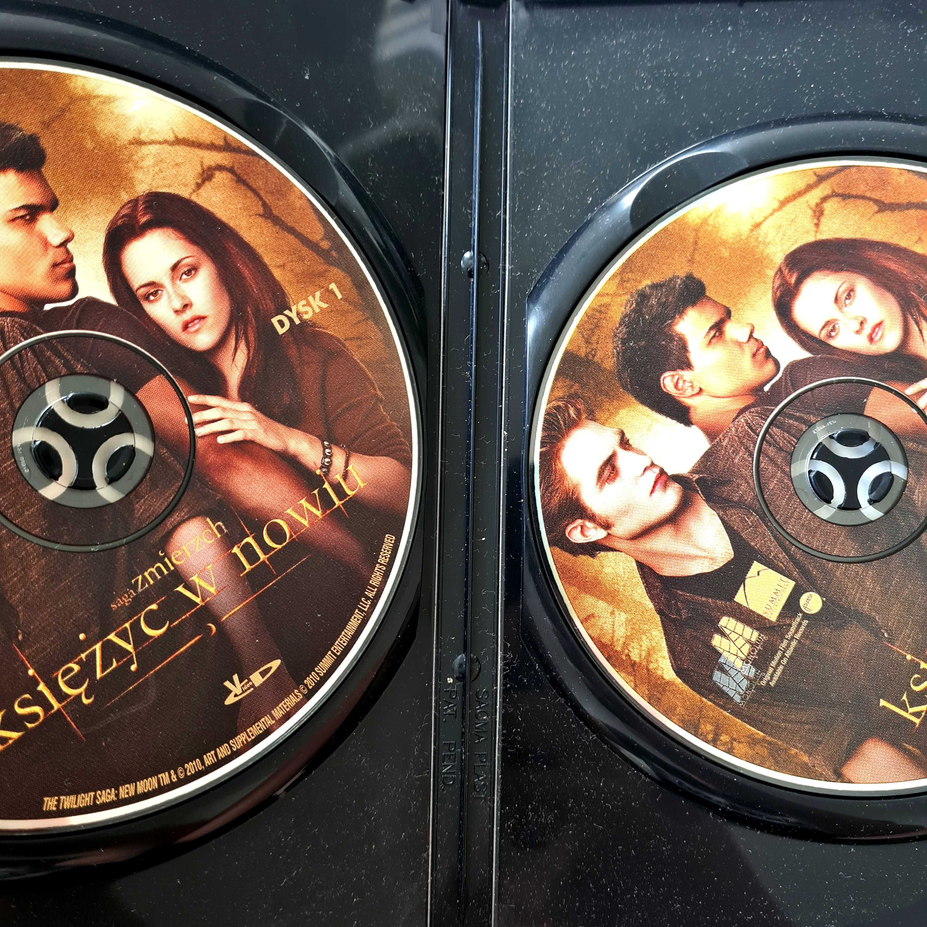 Saga Zmierzch Księżyc w Nowiu Film VCD DVD PL Polski Język