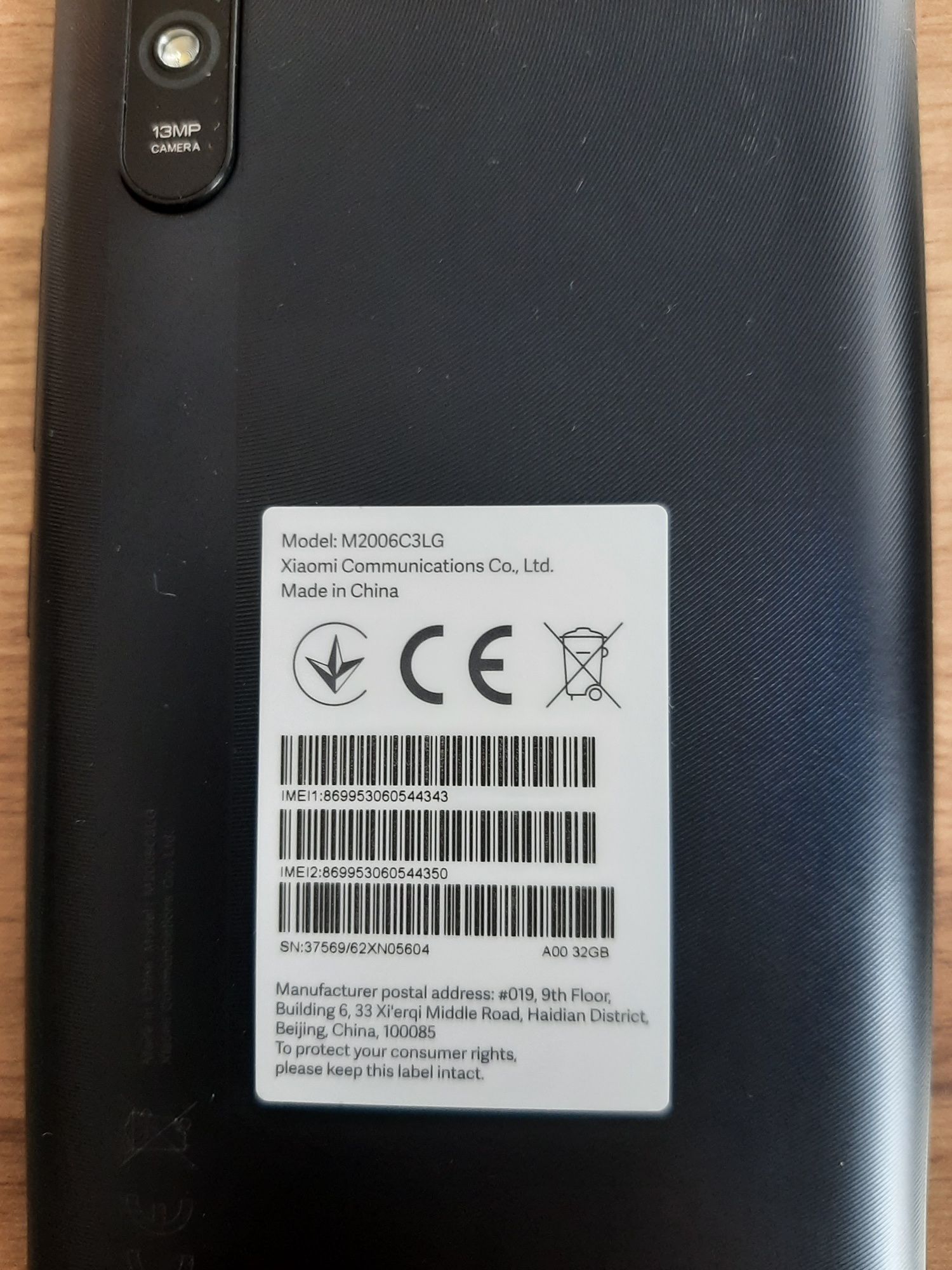 Telefon Redmi 9A jak nowy (kupiony w styczniu)