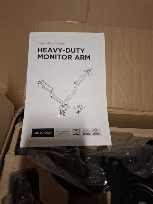 !! Uchwyt stojak do 2 monitorów 17-35" EXTRA STRONG !!