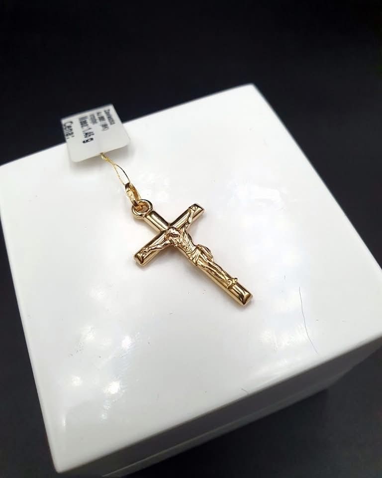 Złota Zawieszka Krzyżyk