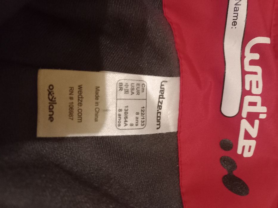 Spodnie narciarskie Wedze 8 lat