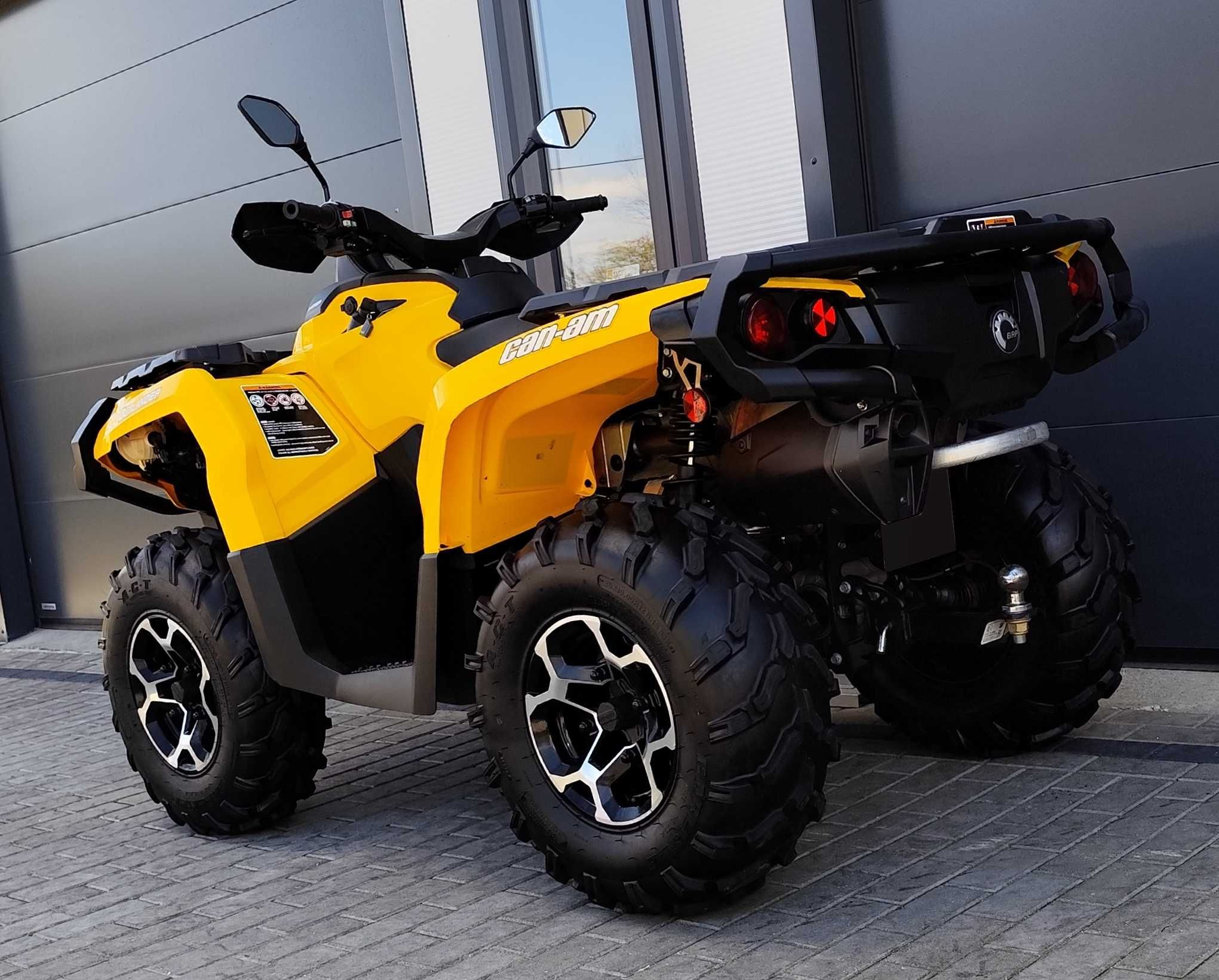 Can-Am Outlander 650 XT, 1760km, zarejestrowany, oryginał, SUPER STAN!