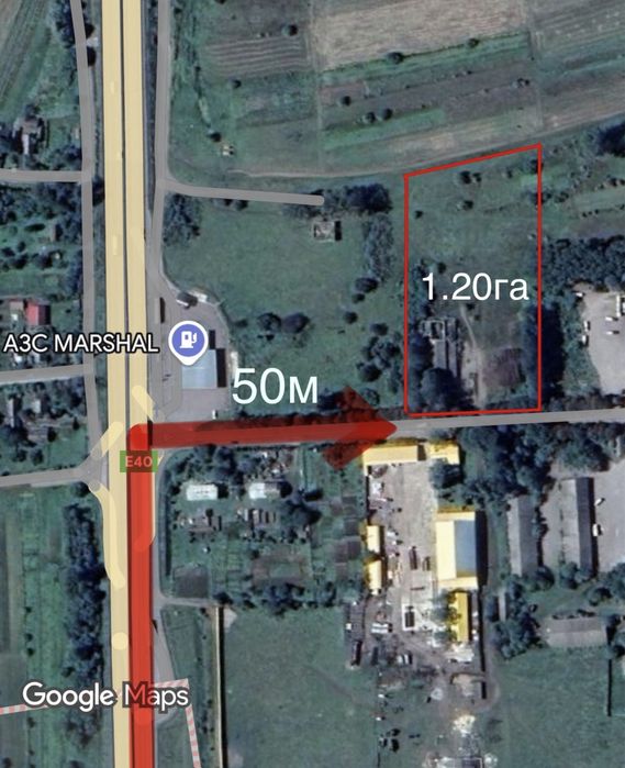 Земельна ділянка (прзн. Промисловість) Рівненська обл. с.Користь