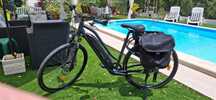 Bicicleta elétrica de trekking RIVERSIDE 100 E AZUL 2023/2024