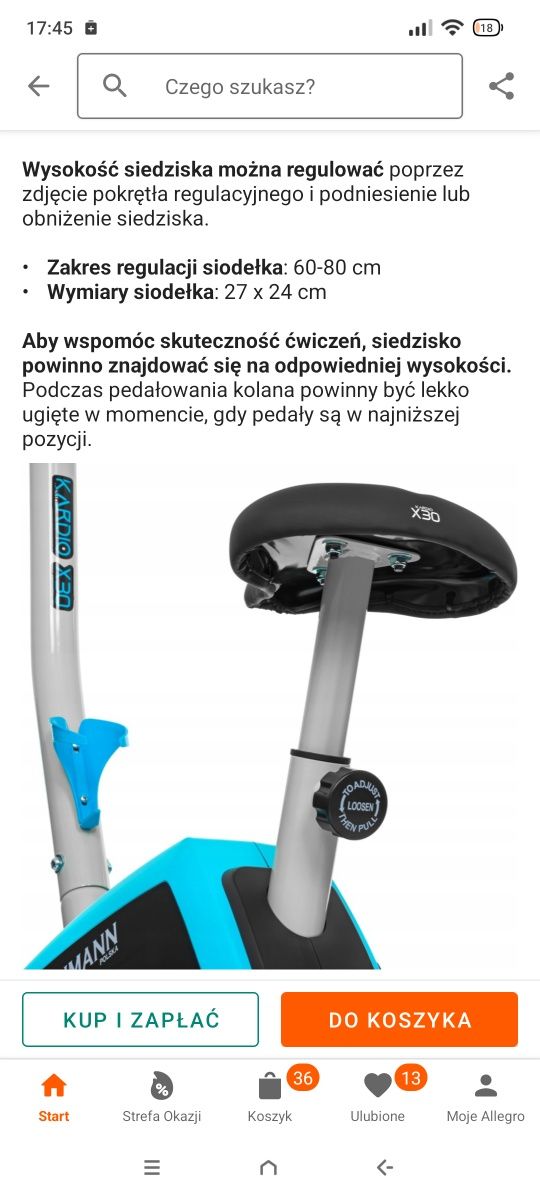 Rower treningowy
