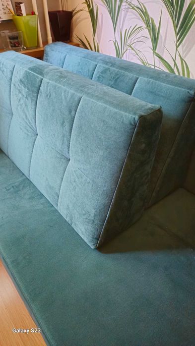 Kanapa sofa rozkładana zieleń