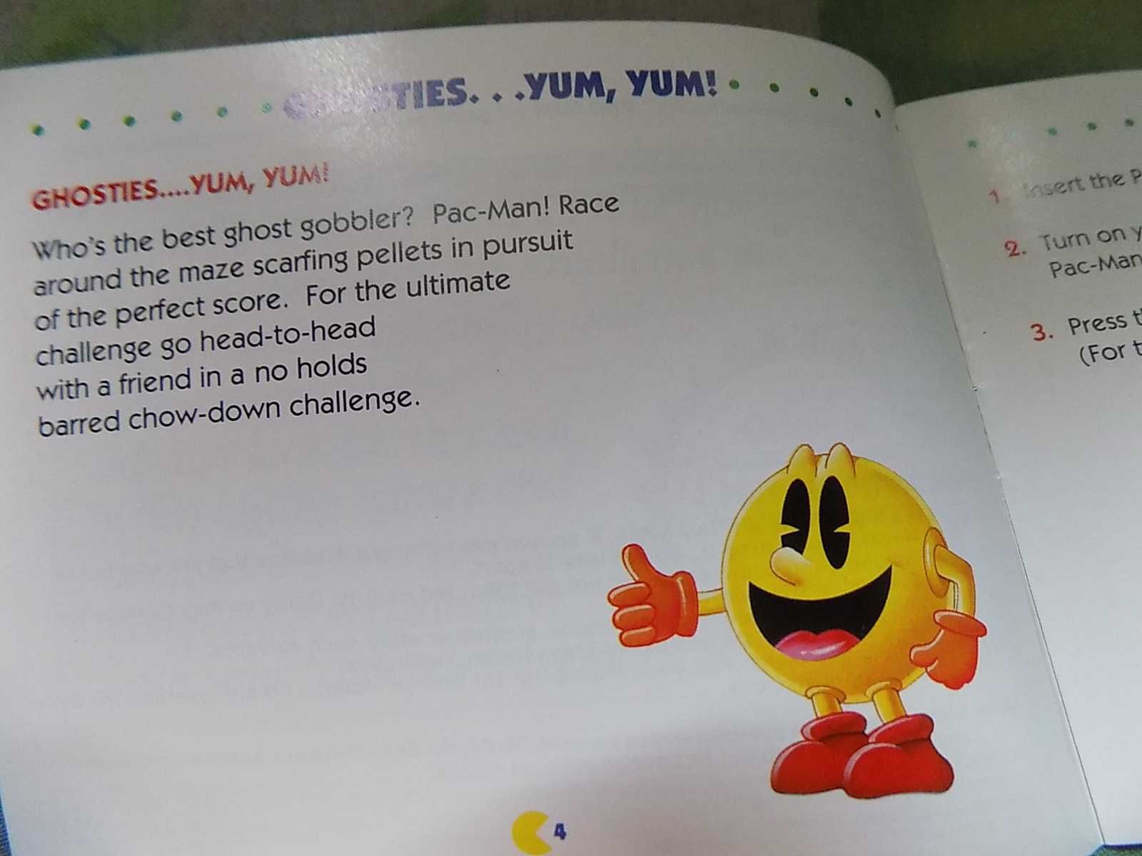 Instrukcja do gry Pac-Man na Nintendo Entertainment System NES - bdb!!
