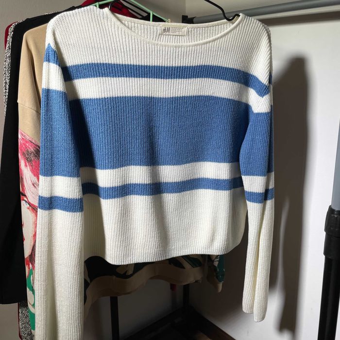 Легкий светр зі смугами від h&m