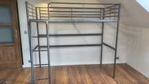 Metalowe łóżko piętrowe Ikea Svärta(Rezerwacja)