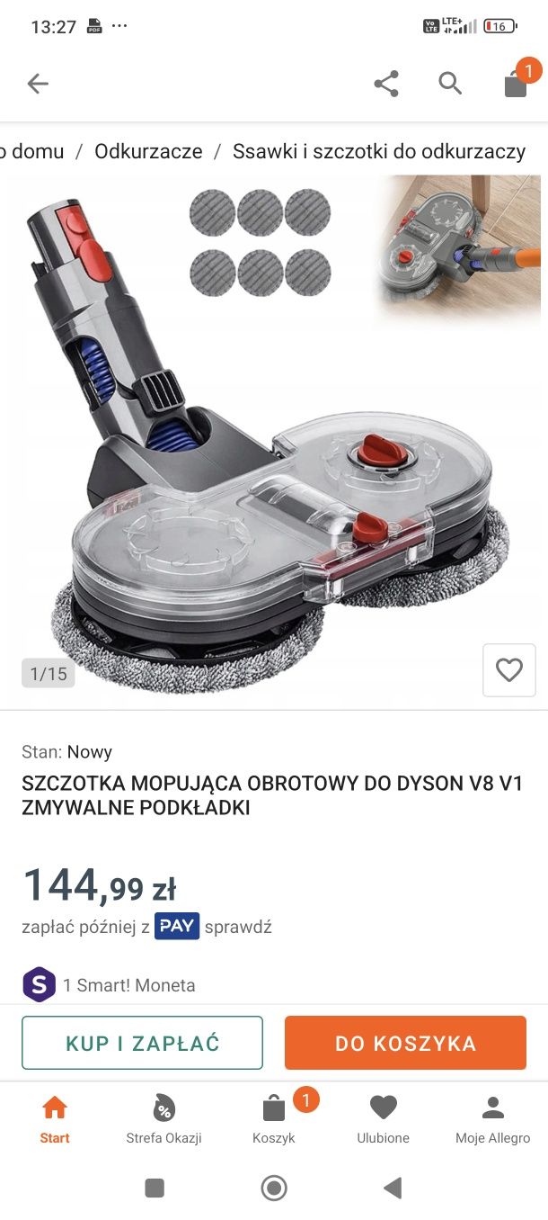 Szczotka obrotowa do dysona