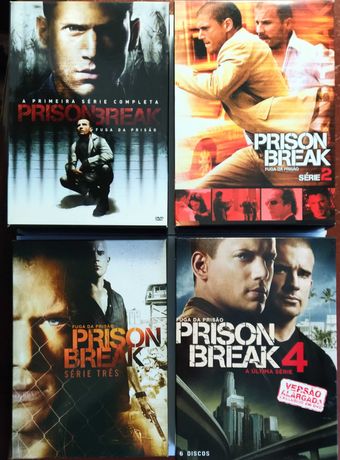 DVD série PRISON BREAK, temporadas 1, 2,3 e 4, completas