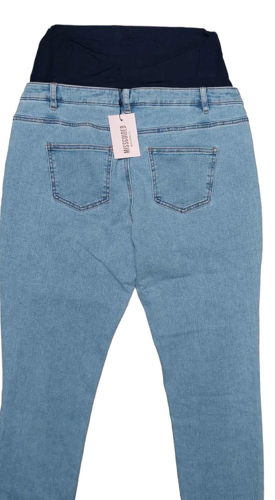 Spodnie jeansy ciążowe, R. 42