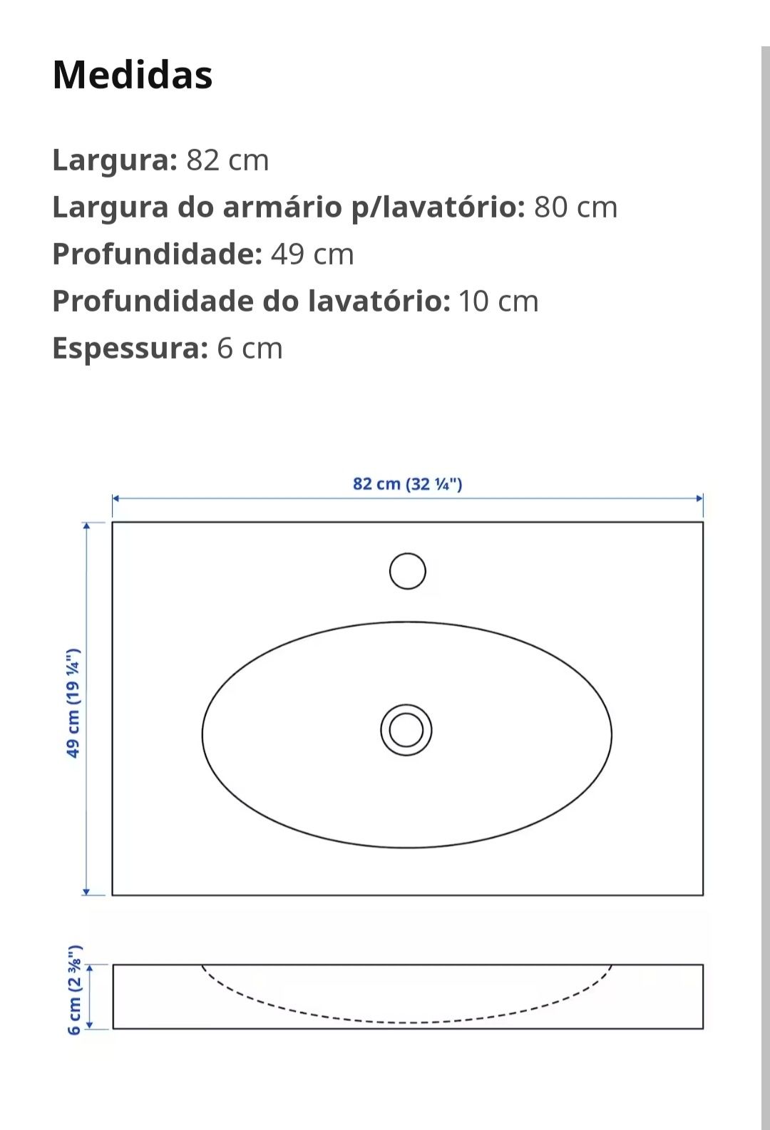 Lavatorio wc ikea  novo