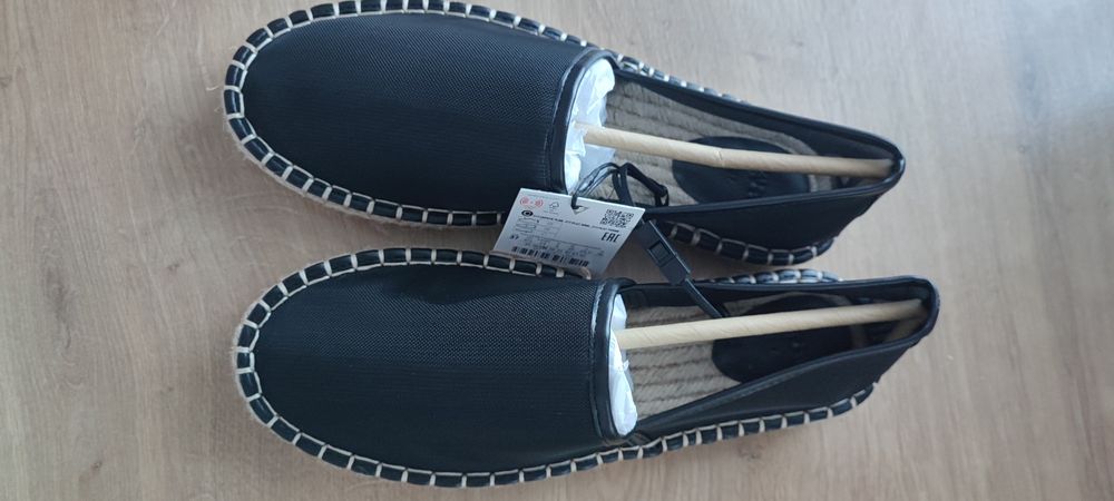 Espadryle czarne Zara