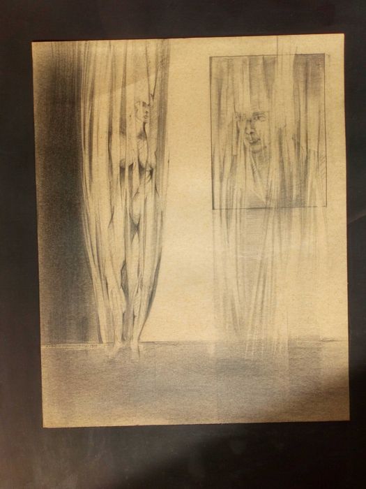 Obraz rysunek Andrzej Nałęcz-Sobieszczański, Gdańsk