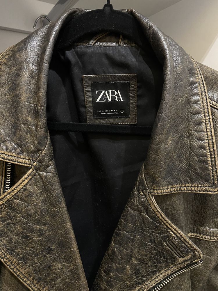 Шкіряна куртка Zara