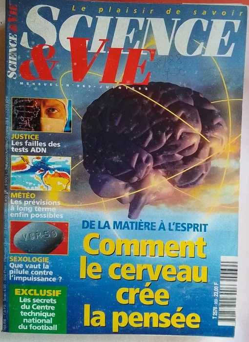 Cinco números antigos da revista Science & Vie