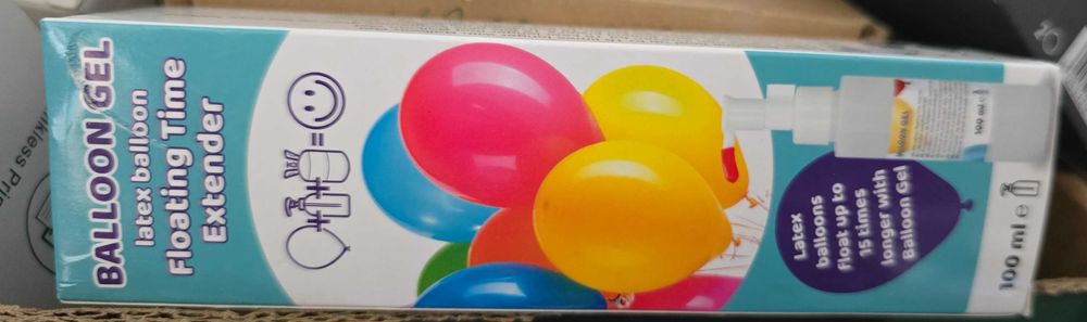 ŻEL Do Balonów LATEKSOWYCH Przedłuża Unoszenie Uszczelnieniajacy 100ml