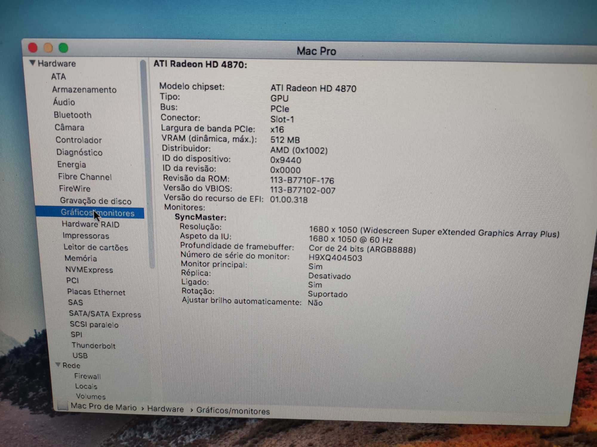 ATI Radeon 4870 MAC EFI