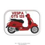 Vespa em bordado