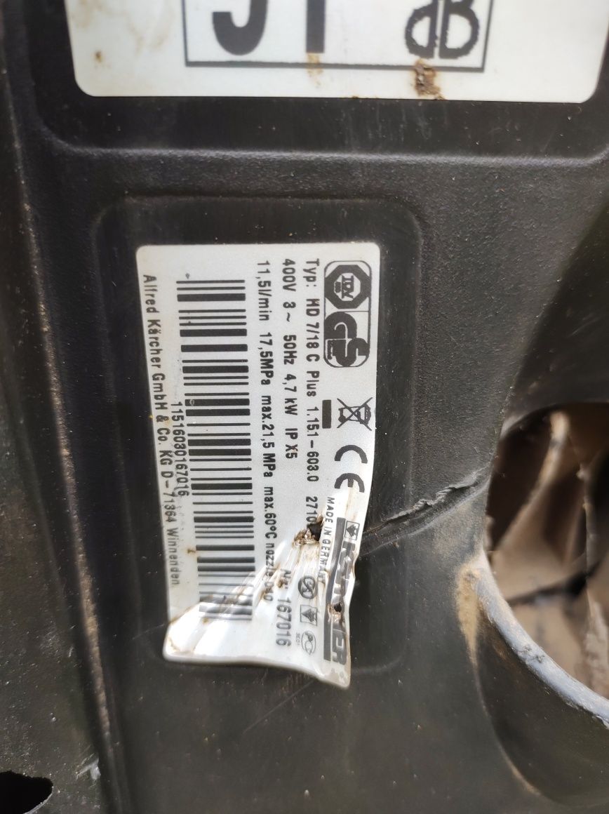 Myjka ciśnieniowa Karcher HD 7/18 C 4,7 kW