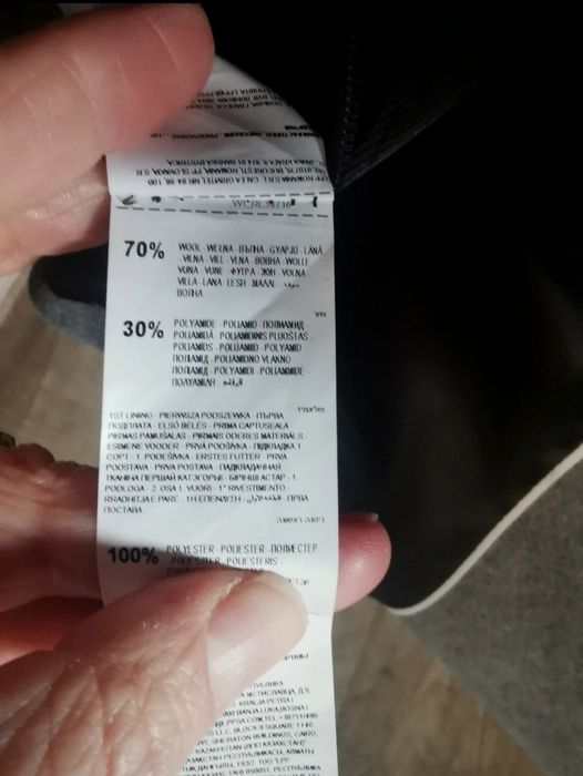 Płaszcz Reserved r. S 70% Wełny, nowy z metką