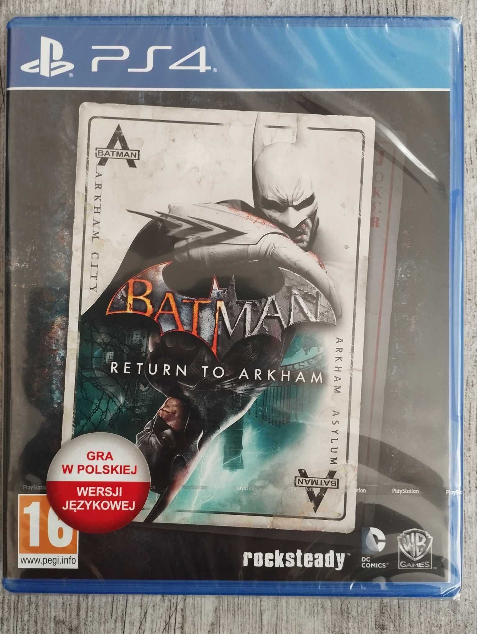 Nowa Gra Batman Return to Arkham Polska Wersja  PS4/PS5 Playstation