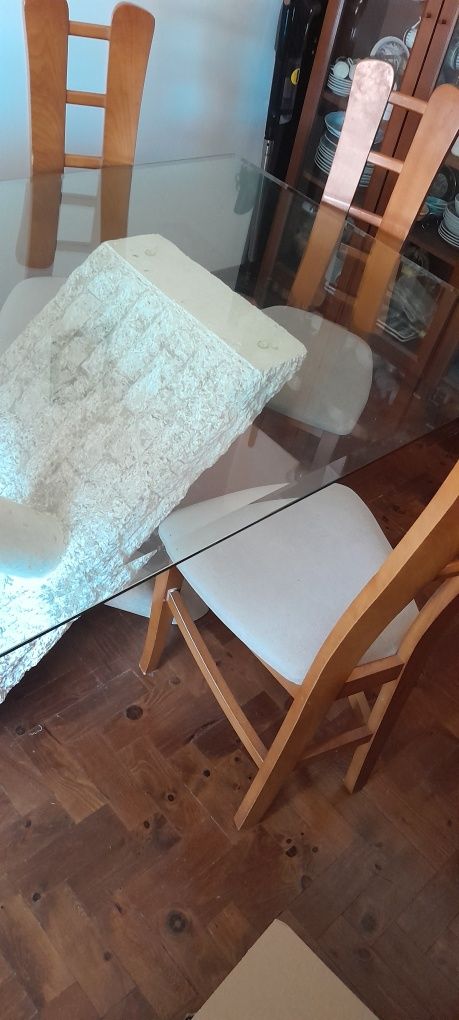 Mesa jantar + 6 cadeiras 180x100