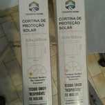 2 estores novos brancos - desocupar