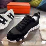 Czarne skórzane buty sportowe Hermes roz 35-44