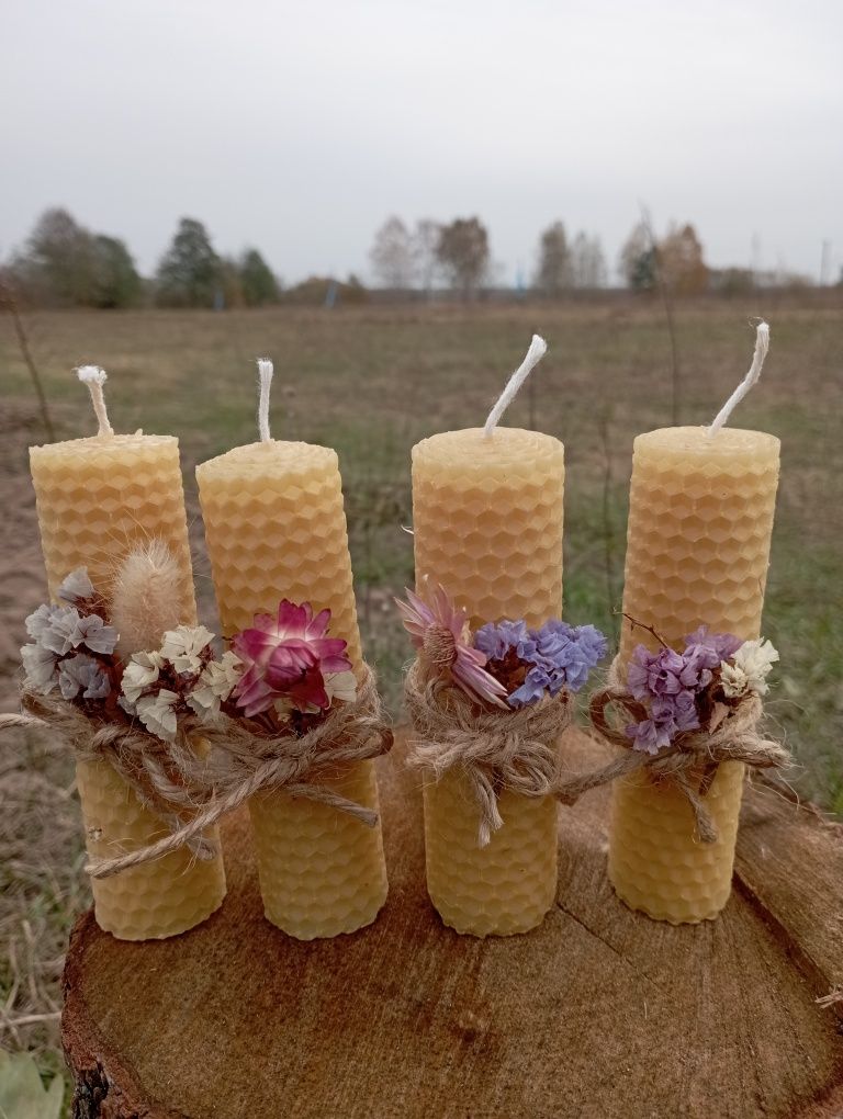 Ароматні свічки із бджолиного воску