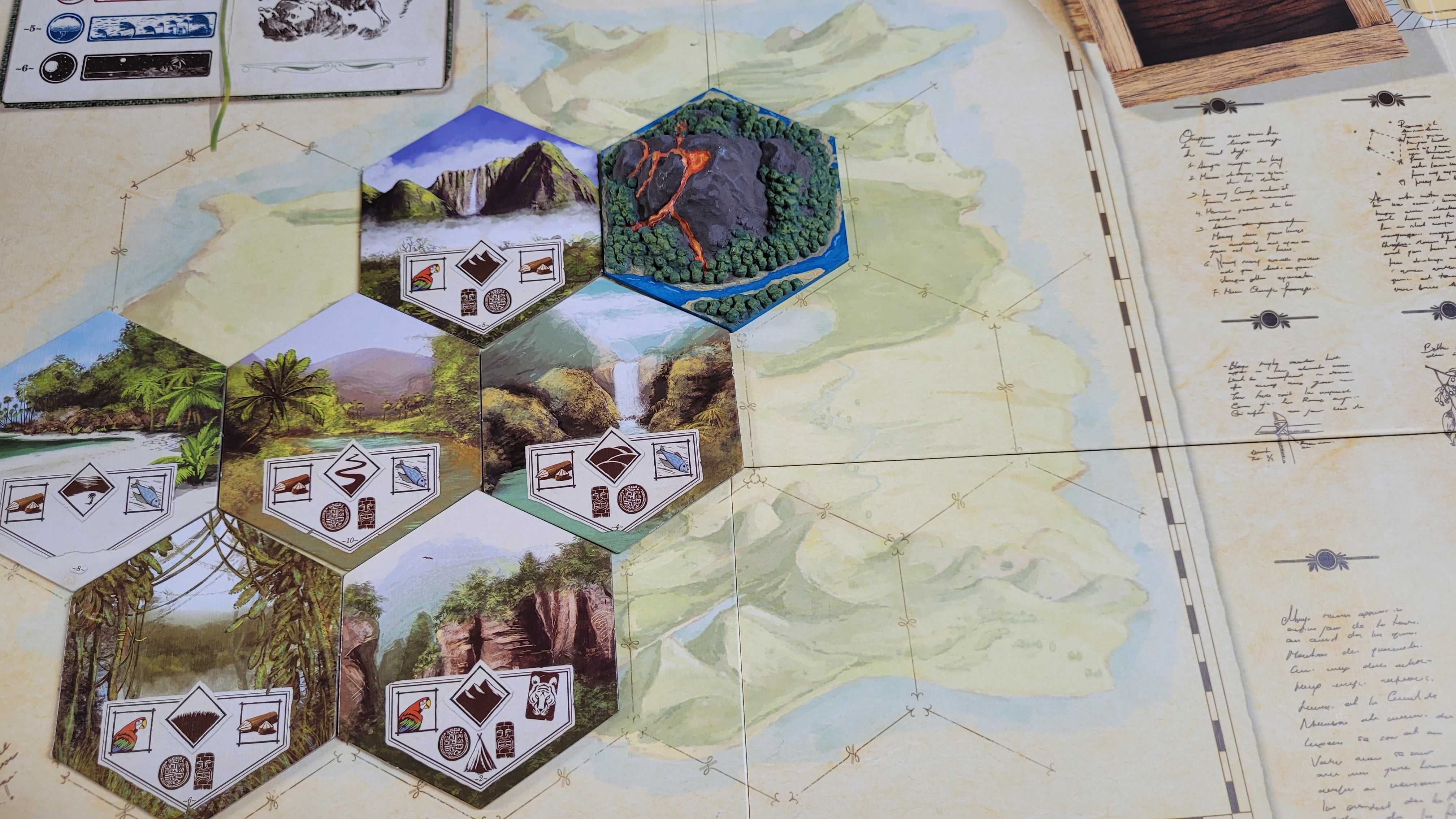 Kafelek wyspy wulkan 3D | Robinson Crusoe