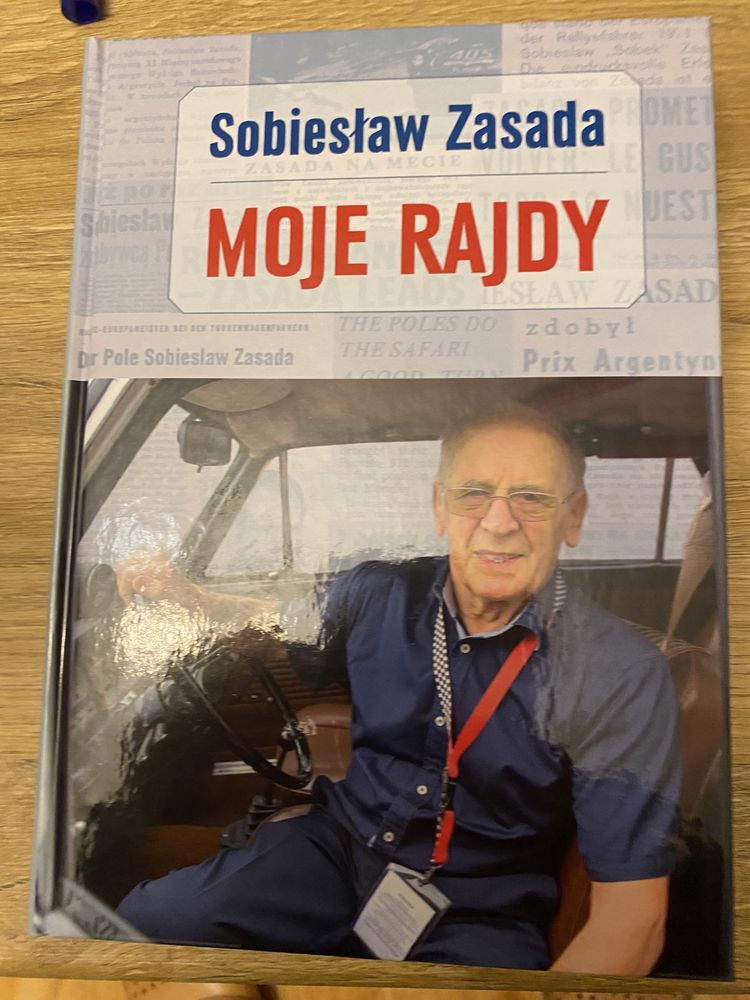 Moje rajdy Sobieslaw Zasada motoryzacja książka