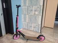 Двухколесный самокат с подножкой Best Scooter Розовый