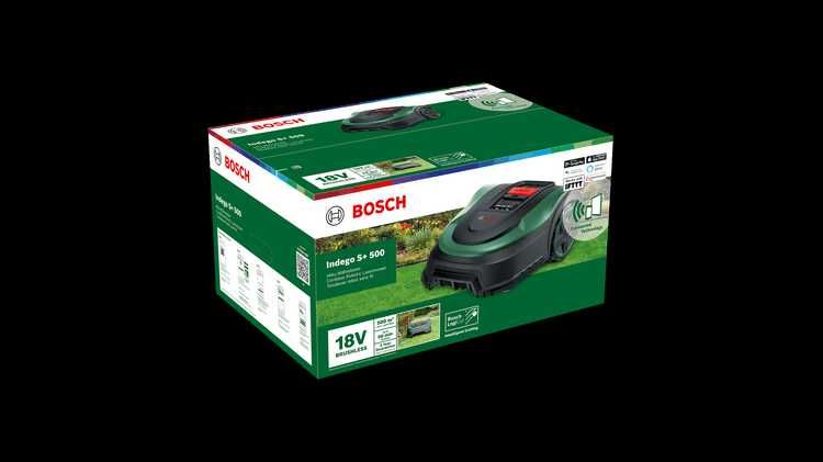 Robot corta-relva Bosch S+500(nova versãoc/app,alexa,google play)-NOVO