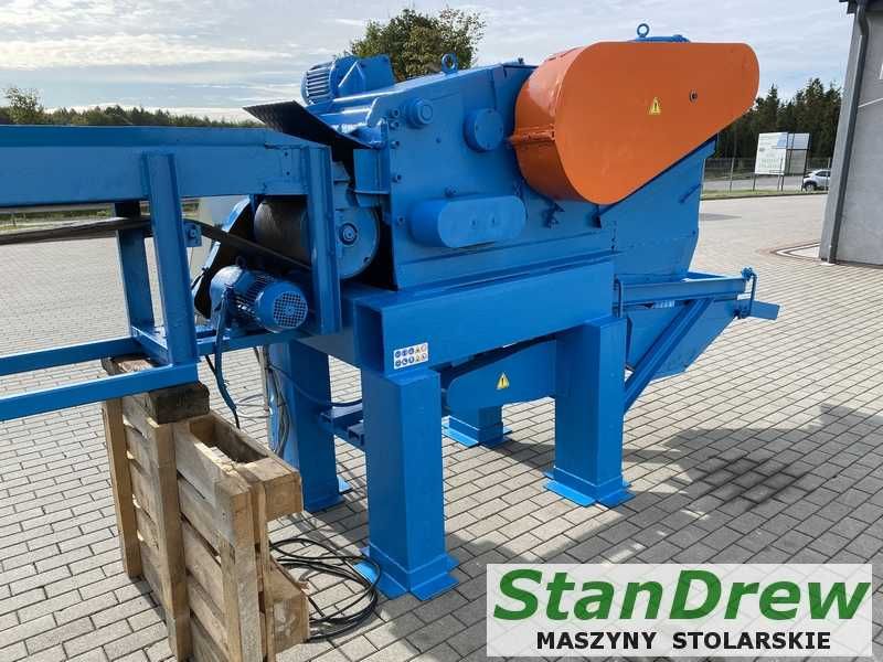 Rębak Klockner do drewna , zrzyn 120x400 L2/1W 37 kw ze zsypem