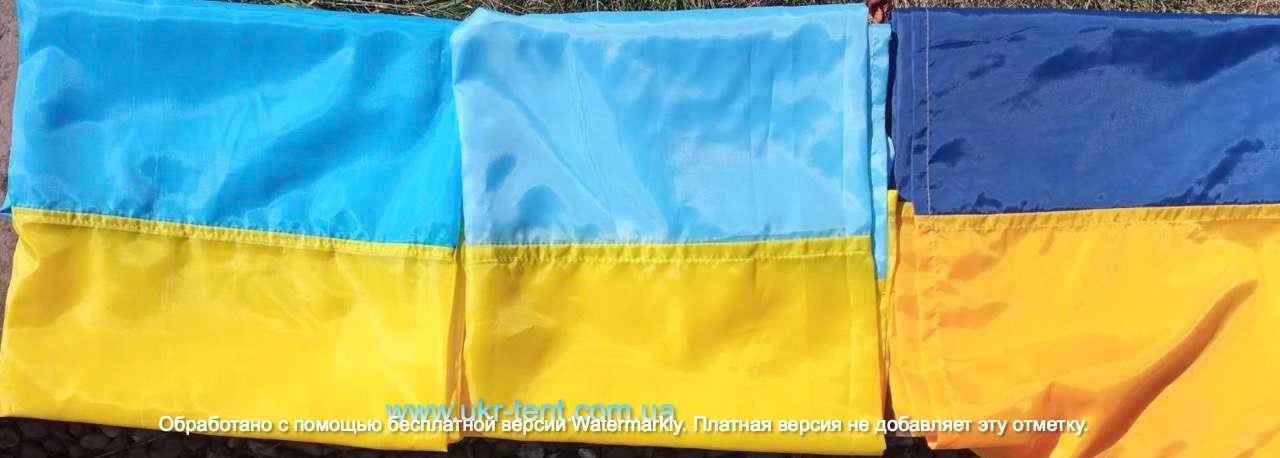 Прапор України 90х60, 140х90, флаг Украины от производителя.
