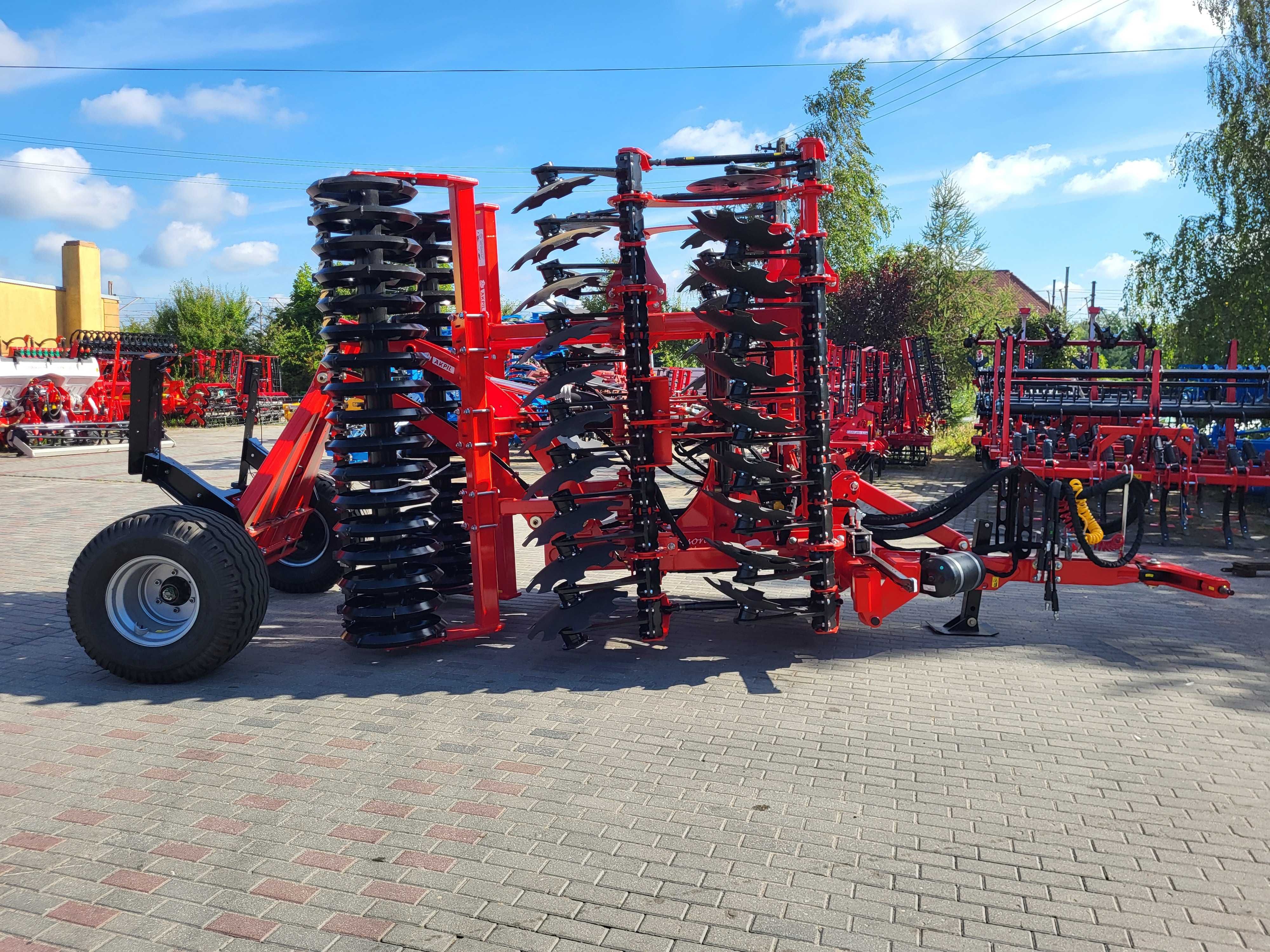 OD RĘKI !!! Brona talerzowa AKPIL BISON XL 5m NOWA hydrauliczne kąty