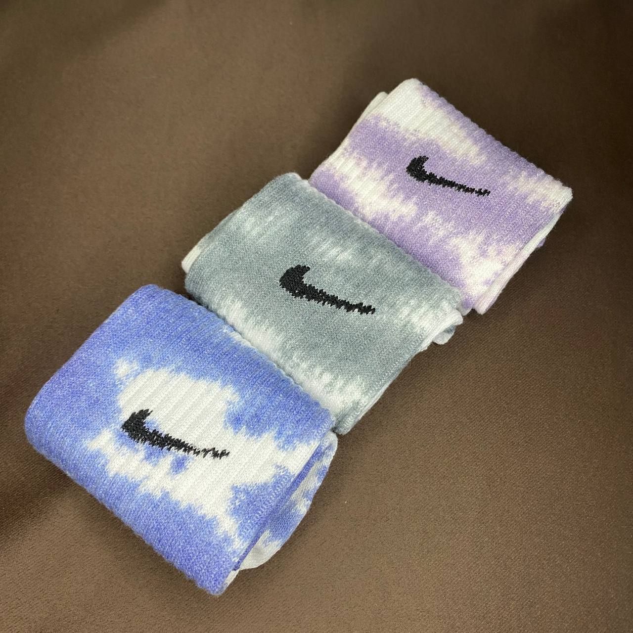 Носки nike tie dye