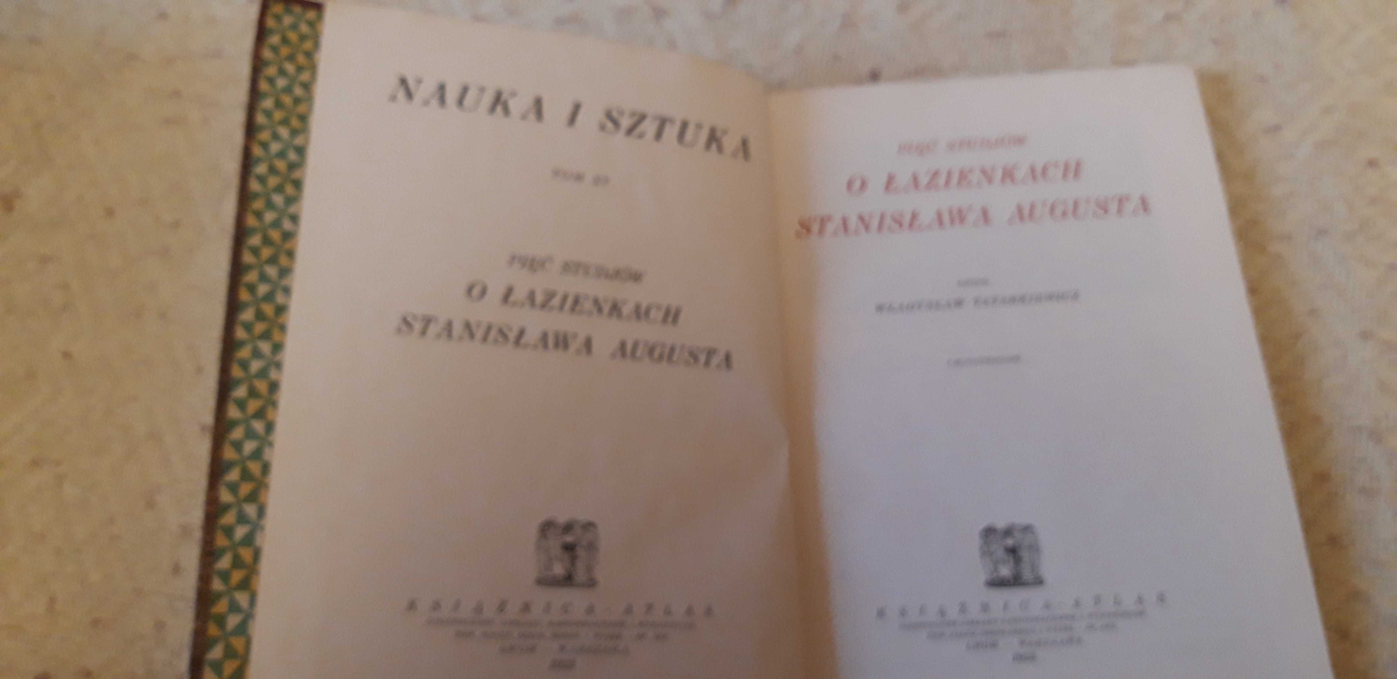 Pięć Studiów o Łazienkach - Lwów1925ilustr.,cudo