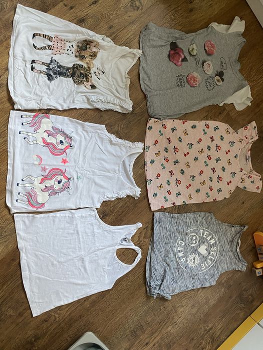 Koszulki podkoszulki 134/140 h&m