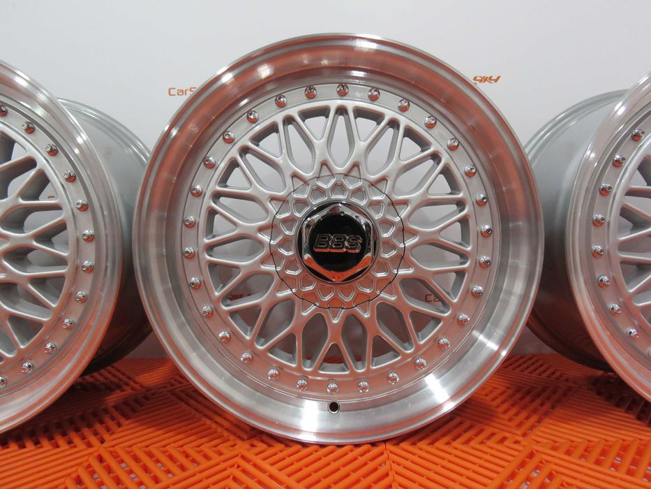 Jantes Look BBS RS 17 x 7.5 et 35 4x100 e 4x108 Silver