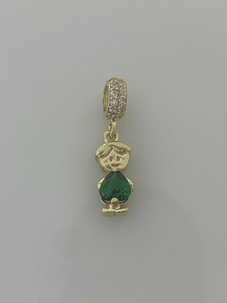 Złoty element charms na bransoletkę Pandora, Próba 585. Nowy (4121)