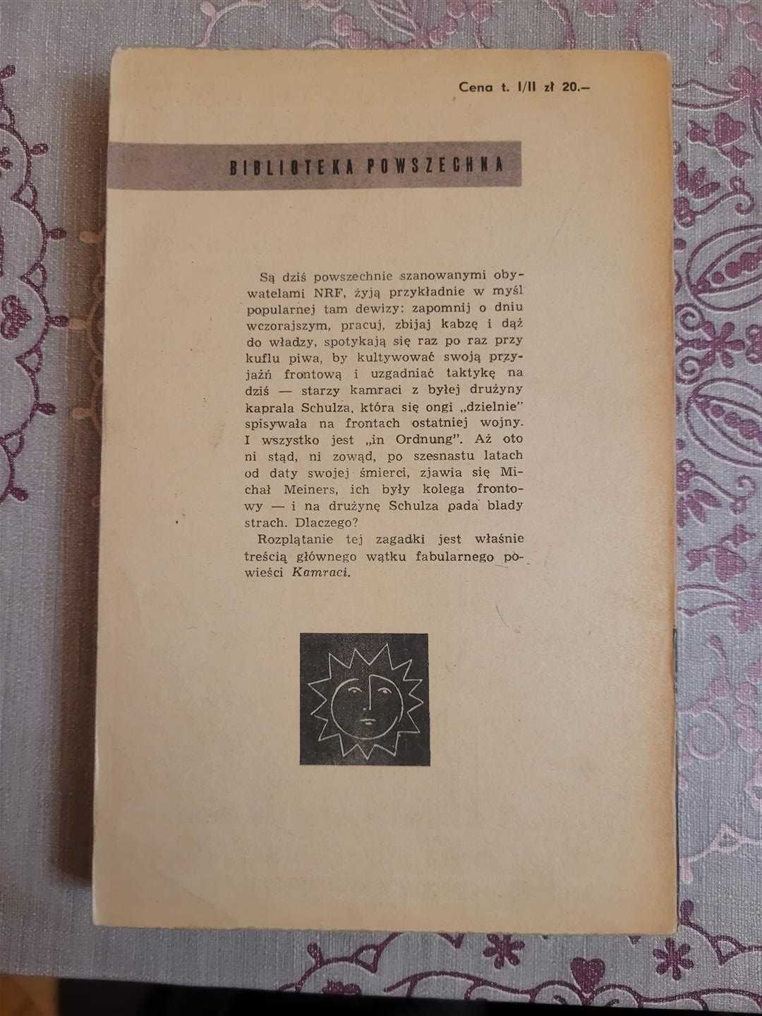 Książka Kamraci Hans Hellmut Kirst - Tom 2, II, Literatura, 1966