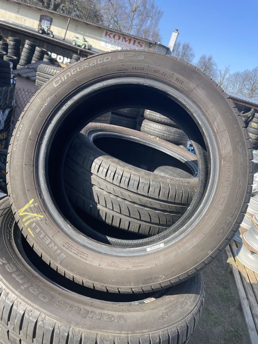 2 Ładne oponki Pirelli Cinturato P1 195/55/16 Letnie 2x6mm Wyprzedaż!!