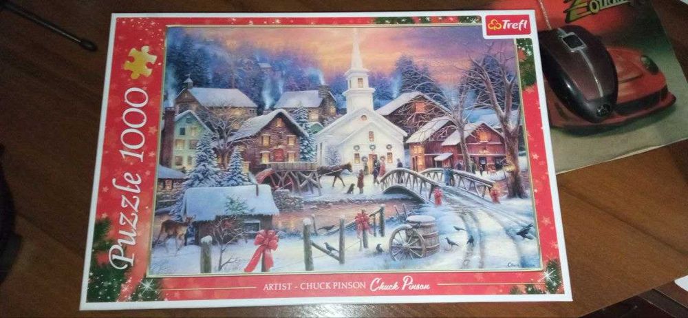 Пазли 1000шт Чак Пінсон "Біле Різдво"
