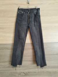 Zara nietypowe jeansy damskie XS