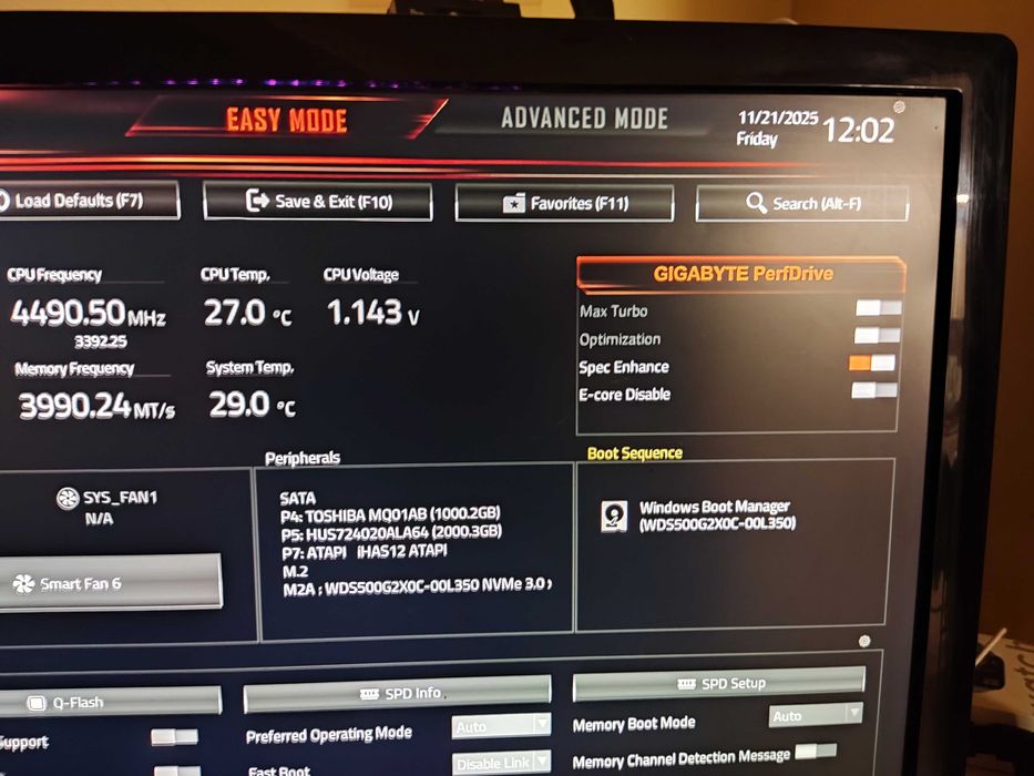 Upgrade PC: Intel i5‑12600K + B760 + DDR5